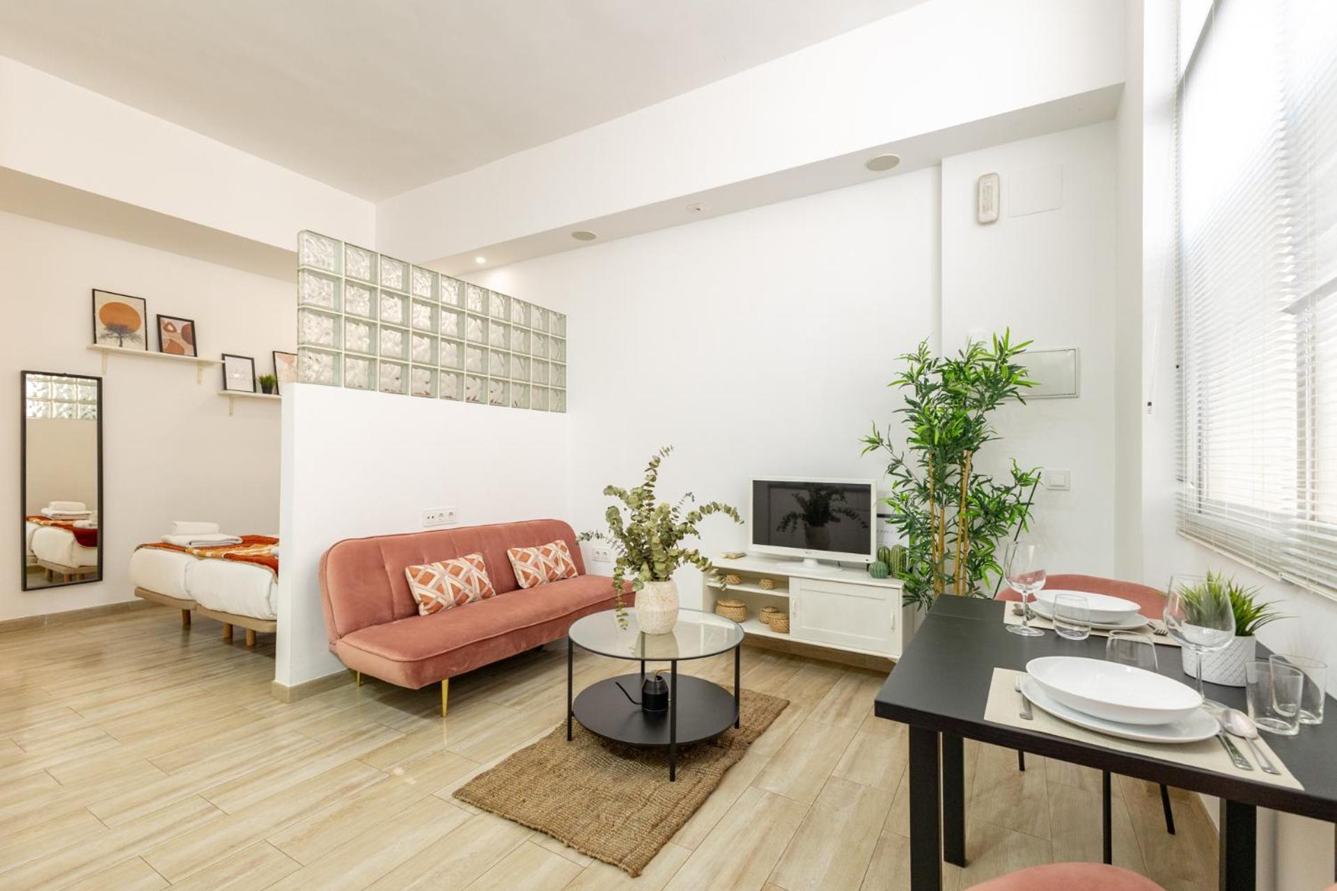 Apartamento Encantador Estudio En Alameda De Hércules *